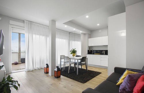 Sud-Ovest Apartment | Vittoria Apartment with jacuzzi and mountain view